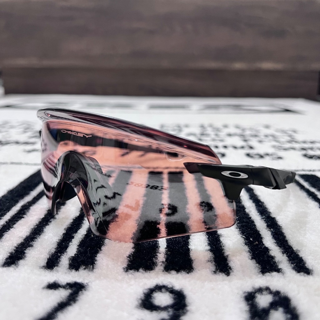 Oakley Encoder Prizm Dark Golf Lenses (Burgundy / Redish) Matte Black Frame